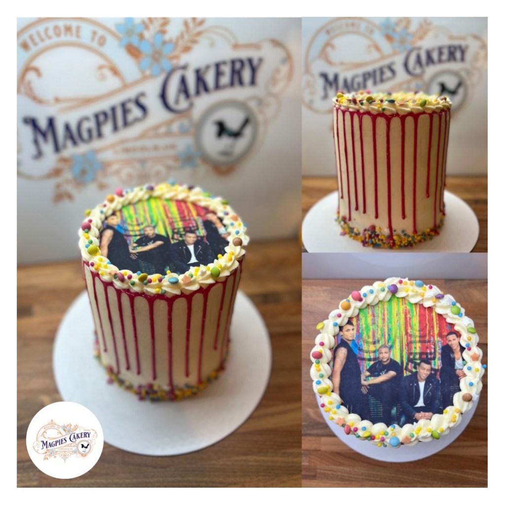 JLS birthday cake, local cake maker & decorator, Lincoln & Newark