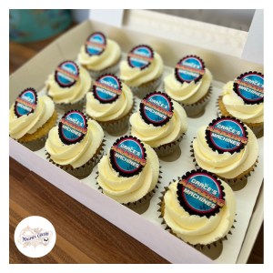 Grace's amazing machines birthday cupcakes, Magpies Cakery, cake maker & decorator, Lincoln & Newark