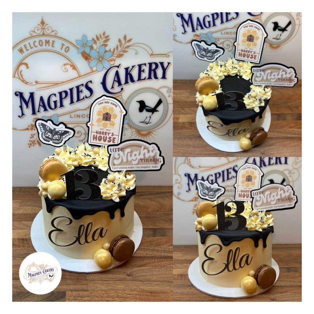 Harry Styles inspired 13th birthday cake, cake maker & decorator, Lincoln & Newark