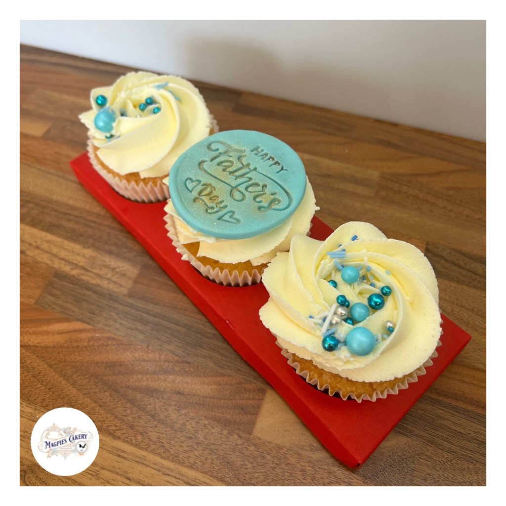 Fathers Day cupcakes, Magpies Cakery, cake maker & decorator, Lincoln & Newark