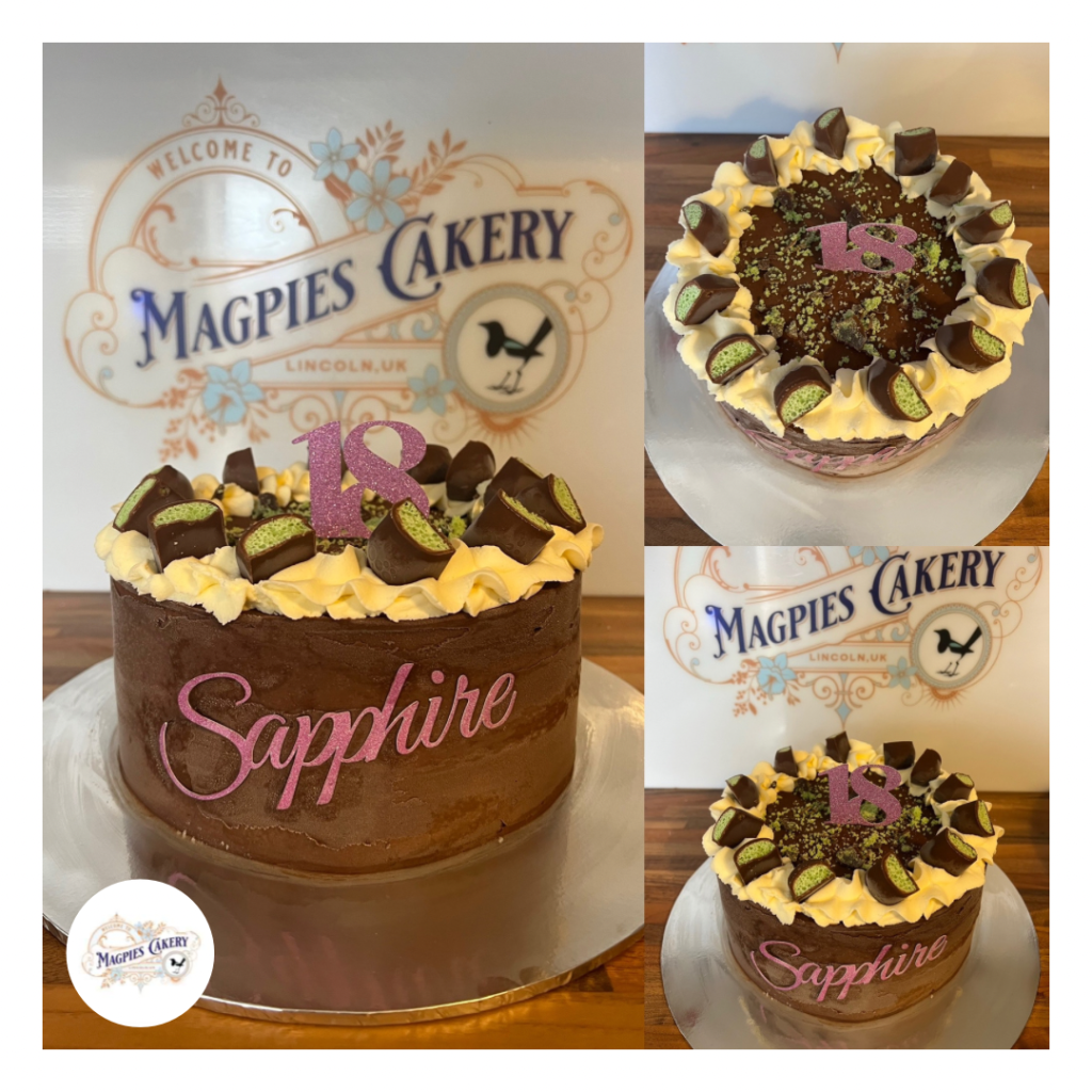 Aero inspired 18th birthday ice cream cake, Magpies Cakery, cake maker & decorator, Lincoln & Newark