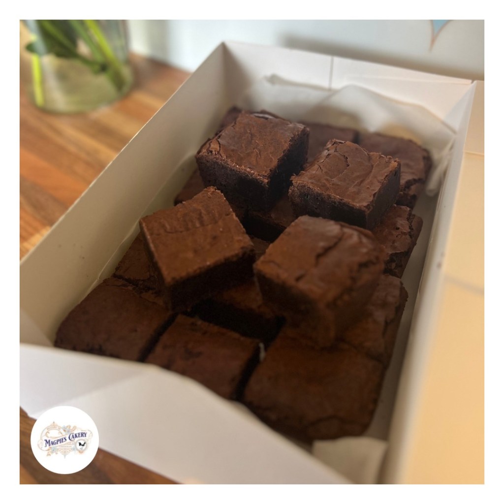 Brownie bites, Magpies Cakery, cake maker & decorator, Lincoln & Newark