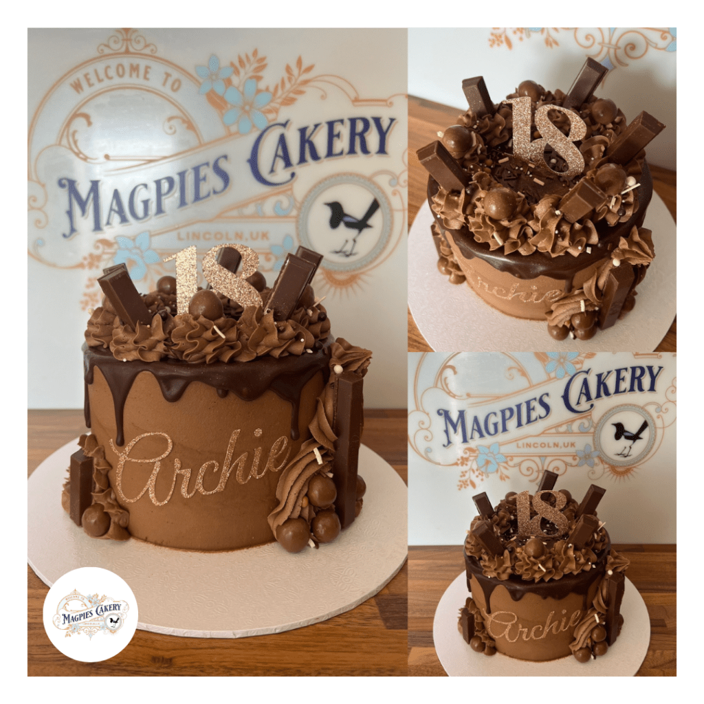 Chocolate overload 18th birthday drip cake, cake maker & decorator, Lincoln & Newark