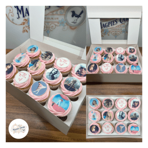 Harry Styles & Taylor Swift inspired cupcakes, Magpies Cakery, local cake maker & decorator for Lincoln & Newark