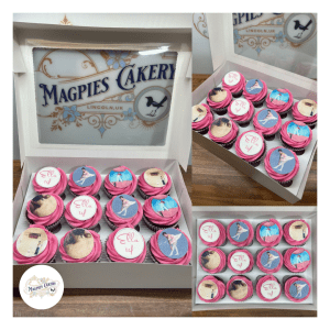 Harry Styles & Taylor Swift inspired cupcakes, Magpies Cakery, local cake maker & decorator for Lincoln & Newark