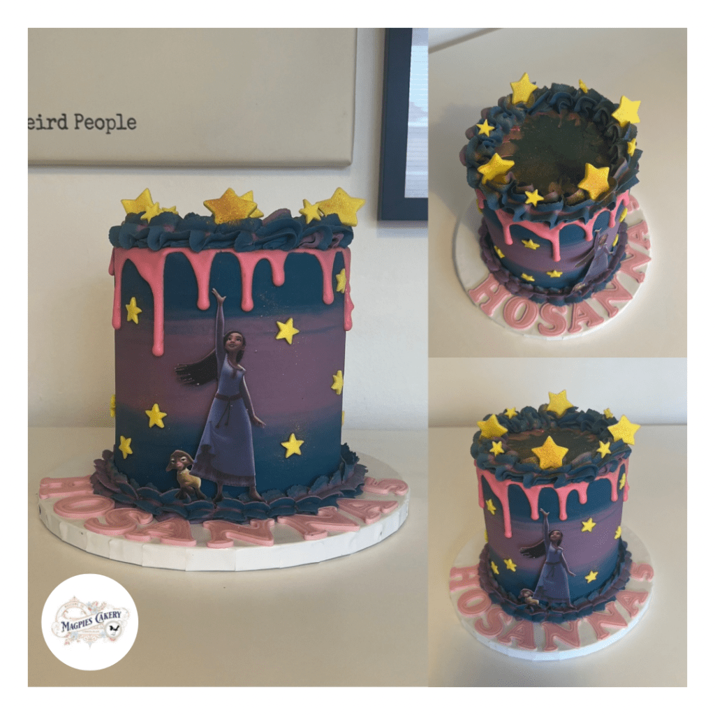 Wish inspired birthday drip cake, cake maker & decorator, Lincoln & Newark